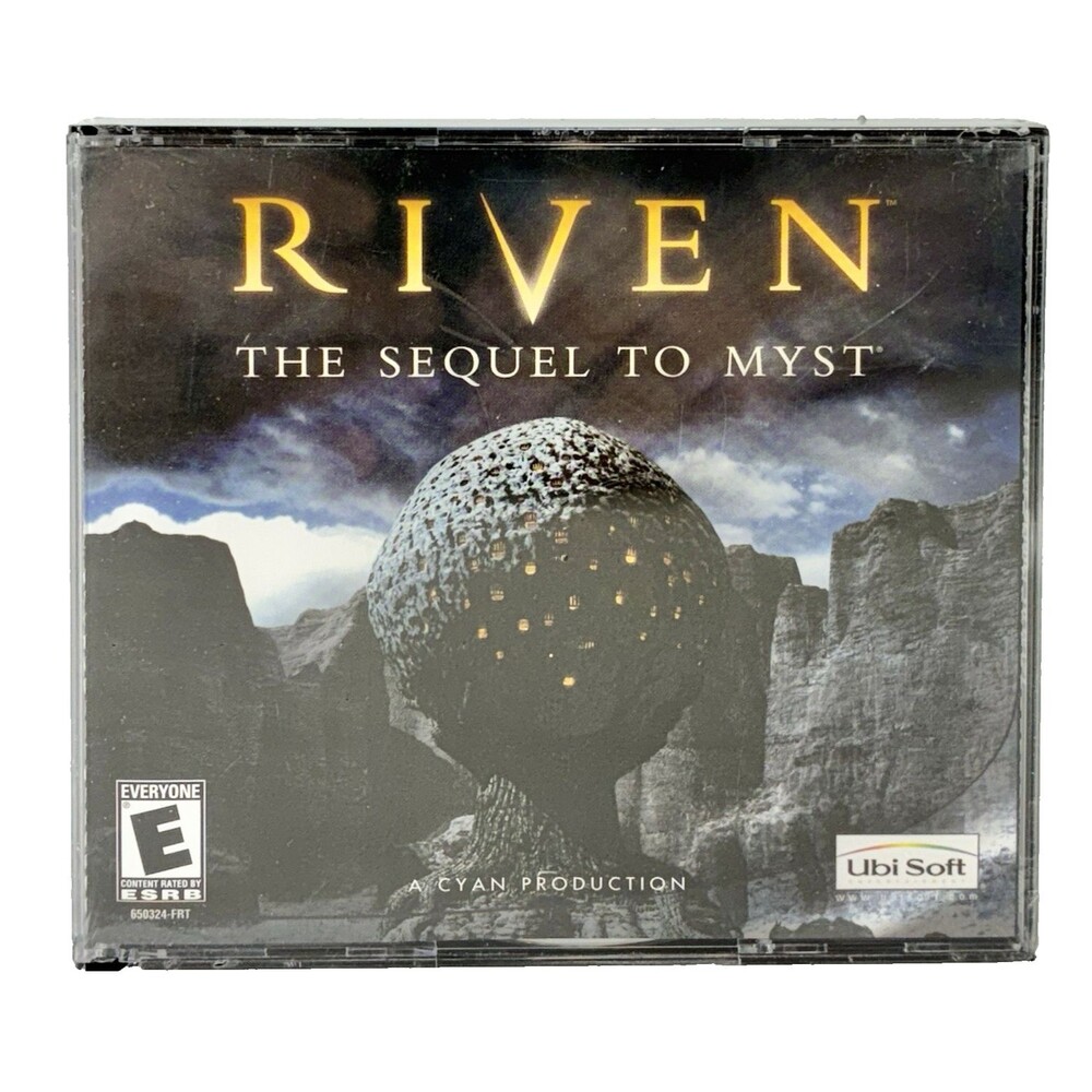 Riven: The Sequel to Myst Windows/Mac Vintage Ubisoft 2000 New Factory Sealed